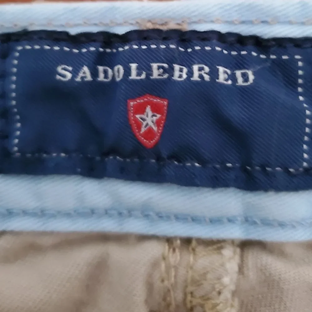Saddlebred Men's Big And Tall Pleated Front Kahki Shorts Size 50W
